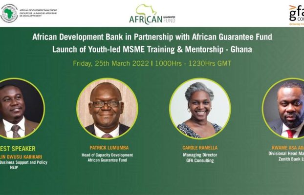 African Development Bank in Partnership with African Guarantee Fund: Launch of Youth-Led MSME Training and Mentorship – Ghana