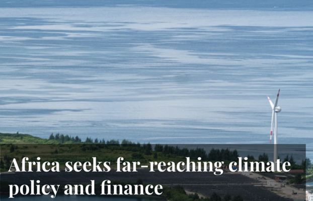 Africa seeks far-reaching climate policy and finance