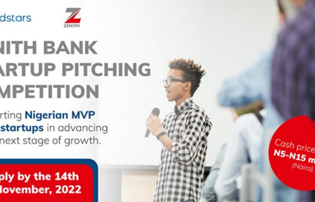 A Nationwide Startup pitch by Zenith Bank in Nigeria- Apply Now
